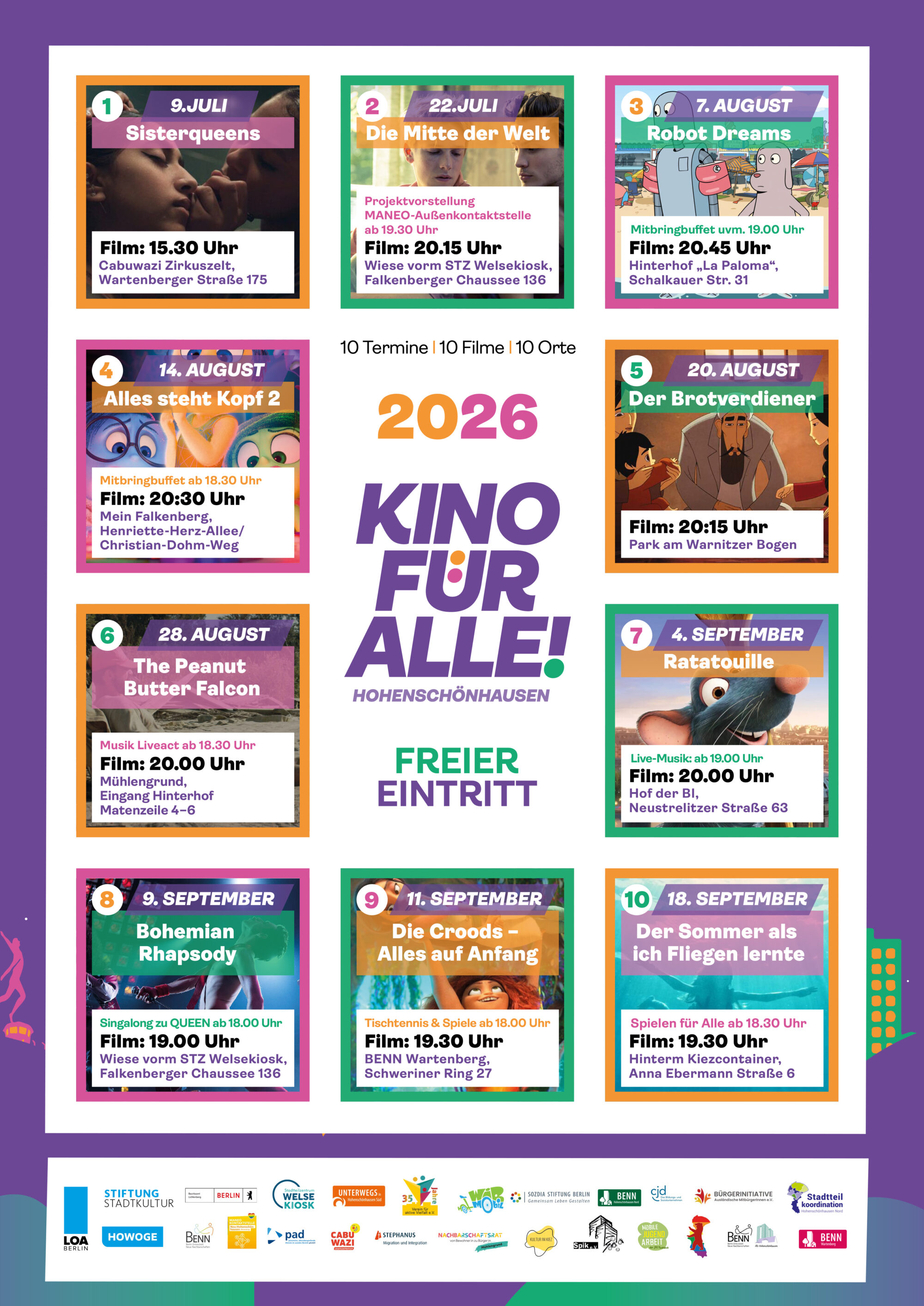 Plakat für die Veranstaltungsreihe 